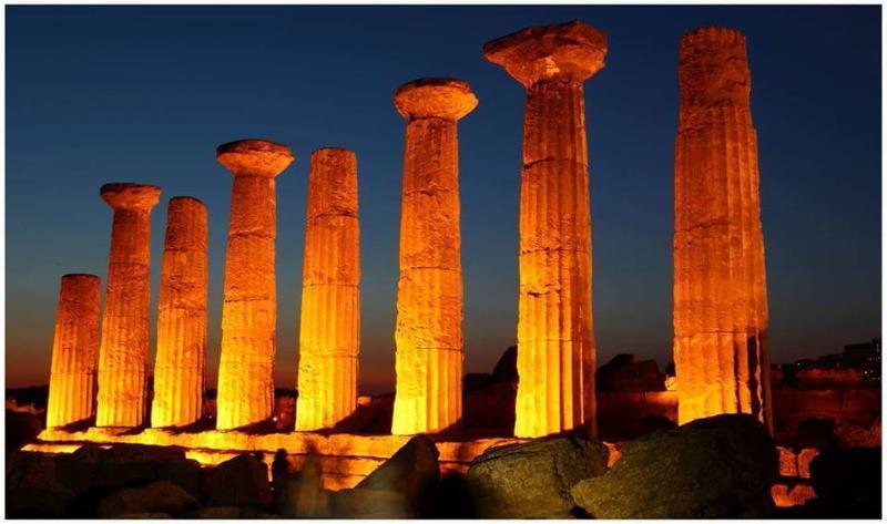 B&B Il Melograno Antico Con Terrazza E Giardino Agrigento Kültér fotó
