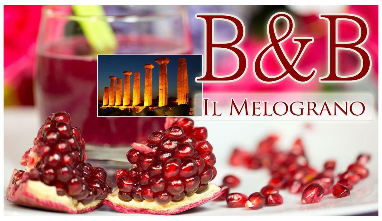 B&B Il Melograno Antico Con Terrazza E Giardino Agrigento Kültér fotó